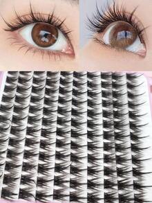 10 Pairs High Capacity! Natural Looking Fluffy & Wispy False Eyelashes, Sunflower Fairy Lashes For Slouchy Girls - View 2