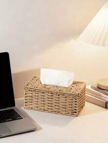 Hand-Woven Tissue Box, Oriental Zen Minimalist Style, Suitable For Living Room, Bedroom, Office - Multicolor - View 19