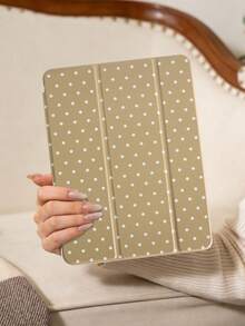 Ốp lưng acrylic trong suốt có chân đế gập ba, tương thích với iPad thế hệ thứ 10/11/10.2/10.5/Air4/Air5/10.9/Pro 11/Air 11 inch (M2)-2024/Pro 11 inch (M4)-2024/ Air 11 inch (M3) 2025/ (A16) 11 inch thế hệ thứ 11 2025 Mini6/Mini7/Air1/Air2/9.7, tích hợp khe cắm bút cảm ứng, vỏ acrylic trong suốt cao cấp chống cong vênh, chống trầy xước, chống rơi vỡ, chân đế gập ba có thể điều chỉnh, từ tính/tự động bật/tắt màn hình, ốp bảo vệ máy tính bảng tối giản/vui nhộn/thường ngày/tươi mới/dễ thương, không bao gồm bút, một số mẫu có khung viền ống kính. - Nhiều màu - Xem 3