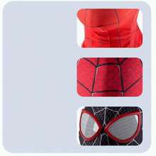 Hasbro Máscaras de superhéroe de tela de licra transpirable con diseño de telaraña y malla, adecuadas para disfraces de Halloween para todas las edades - Talla única - Ver 5
