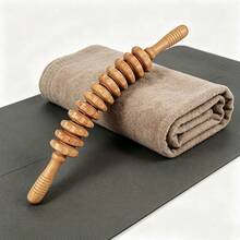 Gậy massage bằng gỗ, búa massage 9/12 bánh, massage các huyệt đạo giúp thư giãn cổ, eo, đùi, giảm mệt mỏi. - A - Xem 5