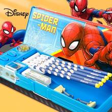 Marvel Marvel 迪士尼文具盒，儿童/学生多功能塑料自动铅笔盒，双层大容量铅笔袋 - 單件 - 查看 2