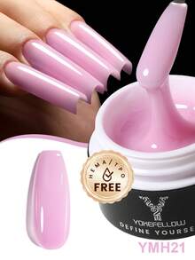 YOKEFELLOW 15g Nail Extension Gel, Nail Building Gel, Jelly Nail Polish, Long-Lasting Strengthening Nail Care, Salon DIY Home Use, Gift - Multicolor - View 2