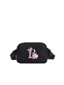 1pc Girls Waist Bag, Fashion Crossbody Waist Bag With Adjustable Strap, Suitable For Daily, Outdoor, Travel, Hiking, Running, Cycling, Portable And Ideal Gift - Black - View 26