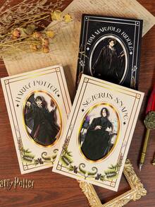 Harry Potter 镜框系列笔记本，斯内普·汤姆精美彩色内页笔记本，轻巧便携，方便学生、作家和粉丝随时随地记笔记。[官方授权] 为每一位有抱负的巫师打造的魔法日记本 - 彩色 - 查看 2