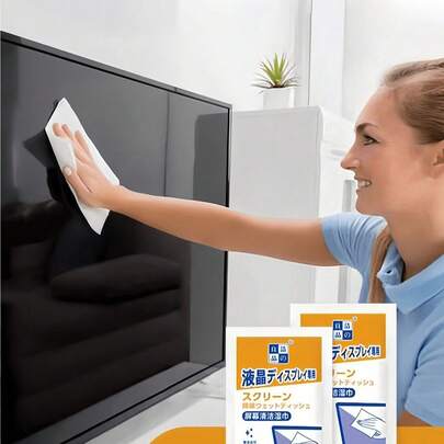 30 قطعة من المناديل المبللة القابلة للتخلص منها لتنظيف الشاشات بحجم كبير، مناديل تنظيف النظارات الرطبة، قماش تنظيف العدسات لمرة واحدة، مصنوعة من مواد ناعمة بدون بقايا ألياف، مناسبة للنظارات والهواتف الذكية والكمبيوتر والتلفزيونات والكاميرات وأسطح الزجاج الأخرى، مغلفة بشكل فردي وقابلة للحمل، ضرورية للمنزل والمكتب والمدرسة والسفر، مناديل عيد الحب