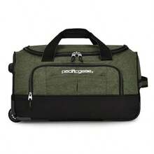 Pacific Gear Ruedas de lona rodantes equipaje de 30 pulgadas bolsa de hockey resistente - Verde - Ver 2
