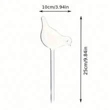Thiết bị tưới hoa tự động hình chim lười bằng PVC, dụng cụ tưới nhỏ giọt cho chậu hoa tulip trong nhà, vật dụng dẫn nước thấm hút. - Họa tiết chim [Trắng] - Xem 6