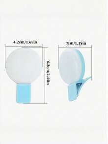 1pc Portable Mini Clip-On Selfie Fill Light, LED Round Phone Fill Light, Suitable For Phone And Computer, Perfect For Makeup, Zoom Meetings, Live Streaming, Vlog Shooting, Perfect Selfies And Video Calls, Travel, Room Decoration, LED Light - A - View 8