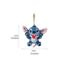 Miniso Disney Stitch Playful Pendant, Cute Cartoon Design, Sturdy Metal Buckle,Classic Lilo & Stitch Design, Key/Bag Dual Use, Compact Portable Design, Daily Outfit Matching,Best Gift(1 PC) - Multicolor - View 9