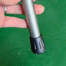 4个可拆卸露营椅腿套 - 耐用防滑月亮椅腿保护套，户外月亮椅腿套，适用于硬木地板保护 - 黑色 - 查看 1