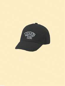 1pc Kids Baseball Cap MAMA'S BOY Sun Protection Hat, Suitable For Toddlers And Children, Perfect For Holiday Outdoor Activities, Daily Wear, Birthday Gift - Multicolor - View 6