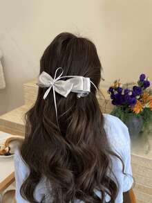 1pc New Polka Dot Hair Accessory, Large Vertical Clip Hair Clip, Suitable For Daily Wear, Claw Clips,Travel,Birthday - Multicolor - View 5