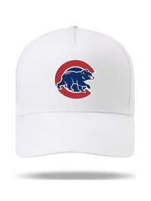 Vintage Chicago Bear Baseball Cap,Team Fan ,Adjustable Hat,100% Pure Cotton, Lightweight,Summer Outdoor Hat,Sports Streetwear. - trắng - Xem 2