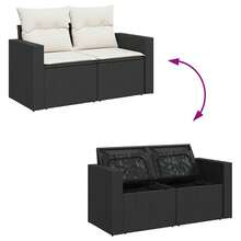 vidaXL Ensembles de table et chaises d'extérieur - Noir - Voir 9