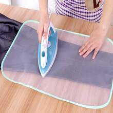 Tapete de malha resistente a altas temperaturas, feito de PVC e ABS duráveis, usado como capa para tábua de passar roupa a vapor para evitar queimaduras e proteger a superfície. Ideal para uso doméstico. Capa protetora para tábua de passar roupa, acessório moderno para cozinha. Material resistente ao calor. Tapete para passar roupa resistente ao calor. Protetor para altas temperaturas. Capa para passar roupa a vapor. Cor aleatória. - A - Ver 10