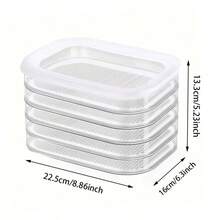 Multi-Layer Refrigerator Airtight Storage Containers, Cooked Meat Box, Bacon Container With Lid, Food Storage Box, Transparent Preservation Box - View 5