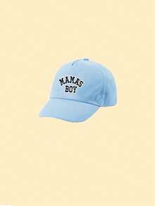 1pc Kids Baseball Cap MAMA'S BOY Sun Protection Hat, Suitable For Toddlers And Children, Perfect For Holiday Outdoor Activities, Daily Wear, Birthday Gift - Multicolor - View 5