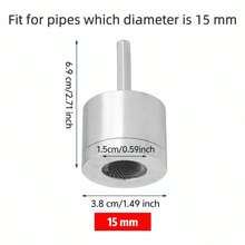 15/22mm Metal Tube Cleaning Brushes For Copper Pipe Drill Bit Pipe Cleaners - 15mm - View 2