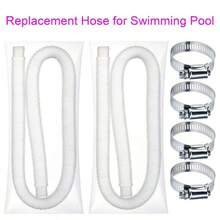 适用于游泳池、充气式热水浴缸的替换软管，适用于带泳池水泵的 INTEX 300/330/530/1000 加仑泳池 - A - 查看 2