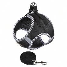 2件/套 柔软透气可调节反光狗狗胸背带，适合小型和中型犬 - 彩色 - 查看 26