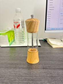 1个透明亚克力手动胡椒研磨器,粗细可调,适用于厨房、餐厅、户外野餐,经久耐用且易于清洁,是烹饪爱好者、家人和生日的绝佳礼物。 - 彩色 - 查看 9