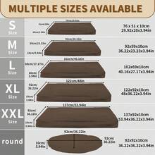 DUJUIKE 100% Waterproof Dog Bed Cover, Dog Crate Mat Cover, Pet Mat Replacement Protective Cover, Washable And Detachable Mat Protective Cover, Durable Oxford Fabric With Zipper (Coffee Color) - Coffee Brown - View 5