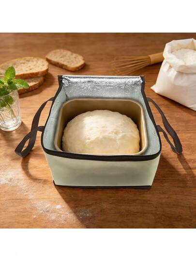 Dough Proofing Box With Carrying Bag, Dough Fermentation Container, Yeast Proofer, Foldable With Zipper, Suitable For Pizza, Yogurt And Yeast Tea