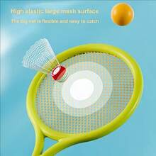 Juego de raqueta y volante de bádminton - Equipo deportivo para interiores/exteriores, adecuado para deportes escolares, fiestas de cumpleaños, vuelta al cole - Regalo educativo y divertido - Multicolor - Ver 4