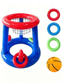 1 Set Inflatable Basketball For Pool Party, Inflatable Basketball Dribbling Device For Swimming Pool, Suitable For Adult Family Entertainment, Outdoor Leisure, Summer Party, Beach, Lake, Water Activities - Upgraded Version - View 11