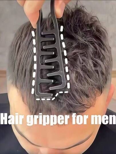 1/2/4/10pcs Wholesale Promotion All-In-One Volumizing Wide-Tooth Hair Comb - Fluffy Texture, Suitable For Men, Made Of ABS Plastic With Textured Handle, Suitable For All Hair Types, Perfect For Home, Back To School, Travel & Vacation. Suitable For Christmas Decoration, Holiday Gifts, Dates, Outings And Travel.