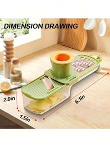 1 cái dụng cụ ép tỏi đa năng, 3 trong 1: máy băm tỏi, máy bào gừng có bảo vệ tay, hộp đựng đa năng dùng để bào tỏi, gừng và rau củ. - Nhiều màu - Xem 7