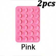 3 Double-Sided Silicone Adhesive Phone Holders, Suction Cup Phone Case Holder, Hands-Free Selfie And Video Adhesive Phone Holder, Phone Ring Holder, Phone Suction Cup, Octobuddy, Adhesive Phone Holder, Adhesive Phone Holder, Seamlessly Attached To Phones, Suitable For Bathrooms, Kitchens, Bedrooms, Phone Accessories, Cheap - Multicolor - View 9