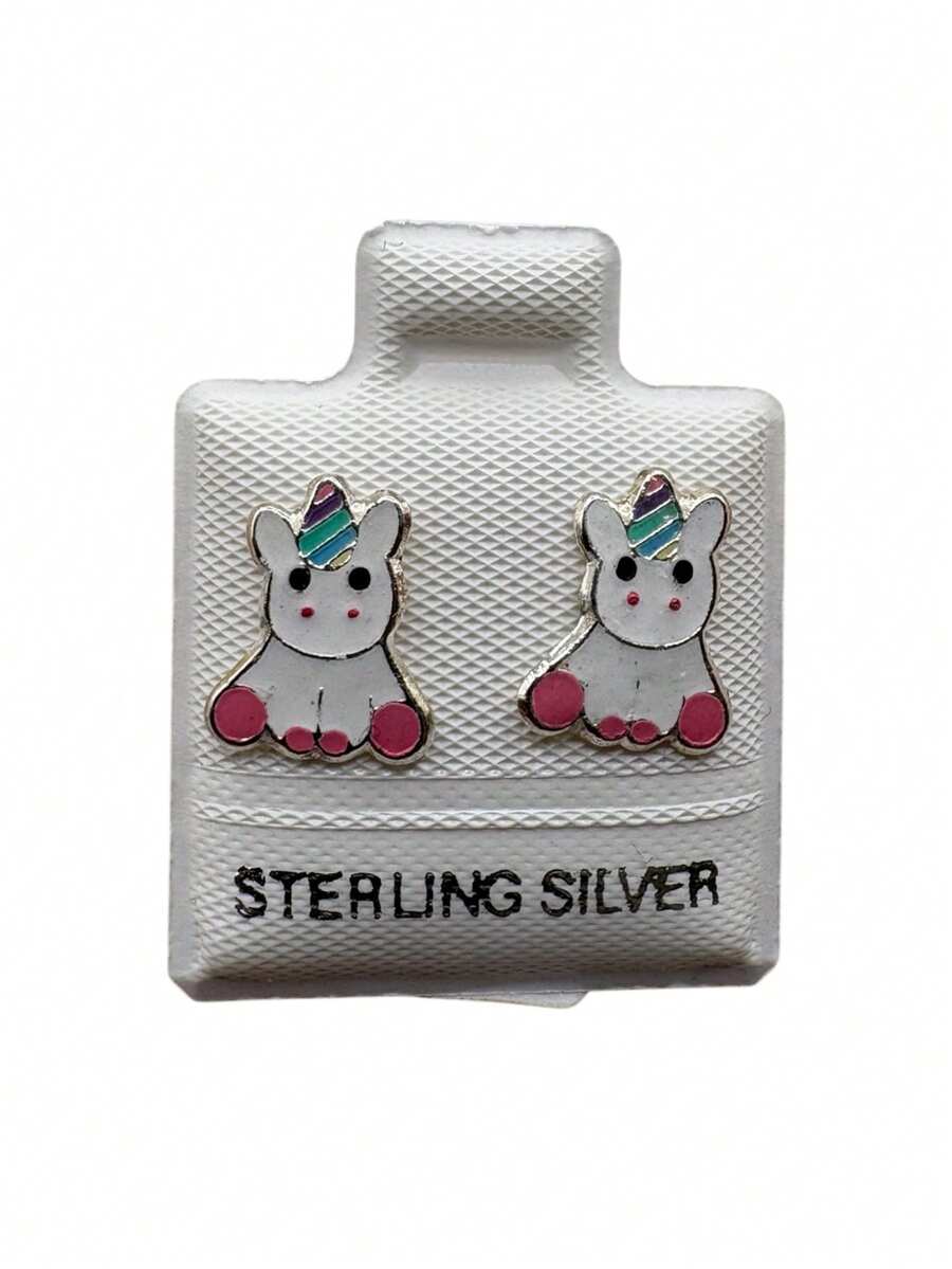 Amaris Women Stud Earrings - 粉色 - 查看 1
