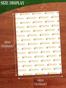 1pc Customized Wrapping Paper, Personalized Gift Wrapping Paper With Patterns And Text, Christmas Wrapping Paper, Fun Christmas Customized Gift, Party Wrapping Paper, Holiday Wrapping Paper, Christmas Gift, Santa Claus, Santa Hat, 42*60cm, For His/Her Gift - Big Heart - View 6
