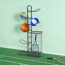 Basketball Storage Rack - A - View 5
