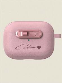 [Personalizado] Funda protectora de auriculares con grabado de letra personalizada, unicolor y patrón de roca, adecuada para 1/2 3 4 Pro 2, ideas de regalo - Multicolor - Ver 15