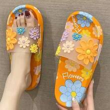 1 Đôi - Dép xỏ ngón hoa mềm mại, chống trơn trượt, khử mùi, thích hợp cho cả trong nhà và ngoài trời. Lý tưởng cho mùa hè, sử dụng hàng ngày ở nhà, trang phục thường ngày, cũng như đi biển và dự tiệc. Những đôi dép xỏ ngón đế dày này có thiết kế họa tiết hoa hướng dương, thời trang và đa năng. Thích hợp cho nữ, nam và unisex, cũng thích hợp cho các cặp đôi. - A - Xem 7
