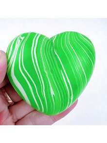 1pc Malt Heart Squeeze Toy, Needo Slow Rebound Stress Relief Tool, Soft Sensory, Relieve Anxiety, Birthday Gift, Valentine's Day Gift, Surprise Gift, Party Favor - Multicolor - View 2
