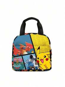 Cute Cartoon Storage Bag Thickened Waterproof Handbag Portable Insulated Storage Pouch For Students And Office Workers Fashion Lightweight College Style - Multicolor - View 9