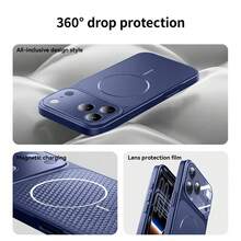 ASUS Phone Case Compatible With Iphone 17 Pro Max / IPhone 17 17Pro / IPhone 18 Pro / 18Pro Max, Full Coverage Design, Lens Protection Film Included, Magnetic Charging Support, Integrated Matte Texture, Lightweight Anti-Drop Phone Case, Champagne / Dark Blue / Orange Available - Champagne - View 6