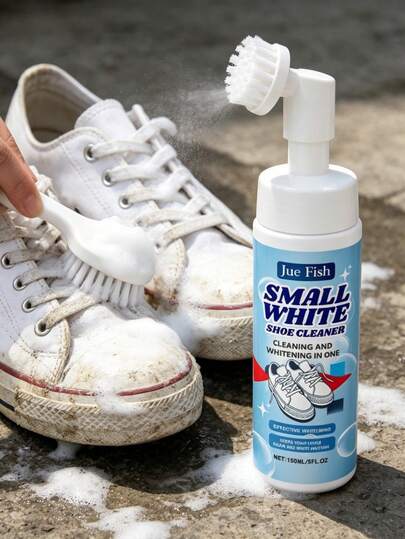 JUE FISH White Sneaker Cleaning Mousse - Gentle Cleaner To Restore Yellowed, Dirty Edges And Refresh White Shoes. This White Sneaker Cleaning Mousse Is Specially Designed For Shoe Cleaning, With A Soft And Fine Texture That Can Easily Remove Yellowing, Edge Stains And Daily Dirt On The Shoe Surface.,Shoe Rack,Storage Saver,Outdoor,Garden,Travel Essential,Portable,Beach Essential,Graduation Season,Commencement,Graduation Ceremony,Graduation Gift,Graduation Present,Graduation Gift,Graduation Present,Congrats Grad,Congratulations Graduate,Valedictorian,Finish School,Graduation Party
