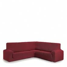 Kiva Housse d'angle 3+1 pour canapé, ultra-élastique, protection quotidienne et adaptée aux canapés, disponible en plusieurs couleurs - Housse de canapé en tissu bi-élastique respirant - Caldera Rk - Voir 3