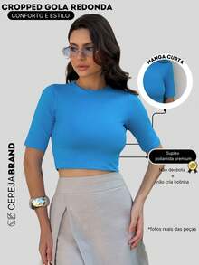 Women Tops - Blue - View 3