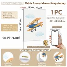 Tranh canvas treo tường (1 tấm), Trang trí phòng trẻ em, Tranh nghệ thuật chủ đề máy bay hiện đại cho phòng trẻ em, Trang trí tường chủ đề máy bay cho bé trai, Trang trí phòng trẻ em chủ đề hàng không, Trang trí phòng trẻ em chủ đề máy bay cổ điển, Chủ đề máy bay, Trang trí phòng trẻ em, Tranh áp phích phòng trẻ sơ sinh, Quà tặng tắm em bé, Trang trí tiệc, Quà tặng sinh nhật, Tranh áp phích ước mơ, Trang trí nhà ấm cúng, Trang trí ngày lễ - Nhiều màu - Xem 28