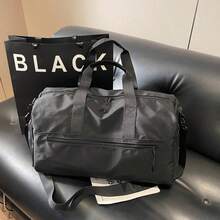 Large Capacity Waterproof Gym Duffel Bag, 2026 Spring/Summer New One Shoulder Bag With Shoe Compartment, Side Mesh Pockets Multi-Layer Storage Tote, Practical Durable Travel Handbag - Multicolor - View 3