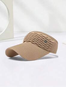1pc Unisex Adjustable Sun Visor Hat, Casual Multifunctional Breathable Sun Protection Cap, Suitable For Daily Wear, Fashion & Versatile - M-marked Visor - View 14