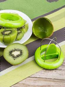 1 pieza Cortador manual de kiwi - Cortar y pelar, hecho de material ABS, sin necesidad de energía, herramienta de cocina perfecta para cortar kiwi, adecuada para cocina al aire libre, suministros de cocina al aire libre, artículos esenciales para acampar y comer - Multicolor - Ver 6