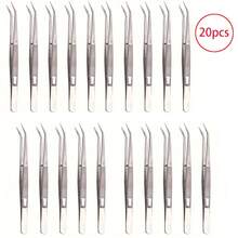 Stainless Steel Sewing Tweezers, Bonsai Tweezers, Anti-Static, Curved Pointed Tip, Dental Tools, Precision Craftsmanship And Sewing Tools, Multi-Functional Sewing, Experimental Tweezers, Curved Tip Forceps For Bandage, Suitable For Weaving, Sewing, Experimental Work - Clip - View 10