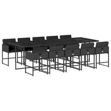 vidaXL Outdoor Table & Chair Sets - Black - View 2